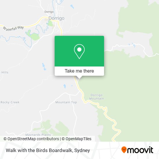 Walk with the Birds Boardwalk map