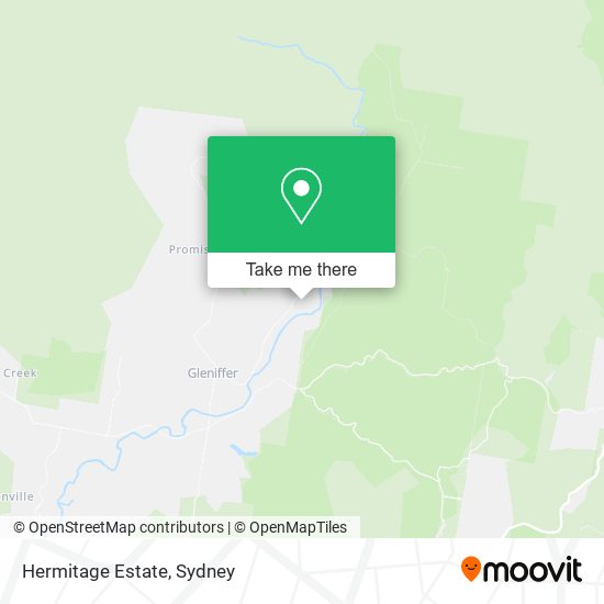 Hermitage Estate map