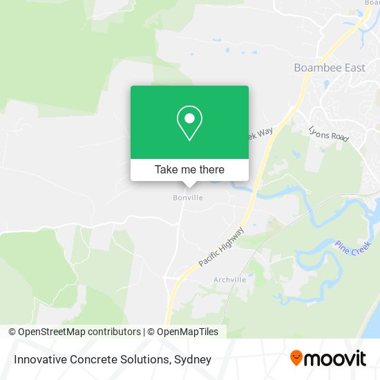 Innovative Concrete Solutions map