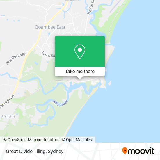 Great Divide Tiling map