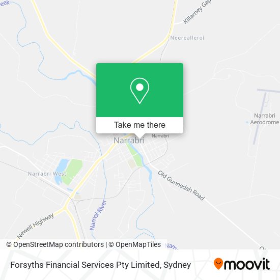 Forsyths Financial Services Pty Limited map