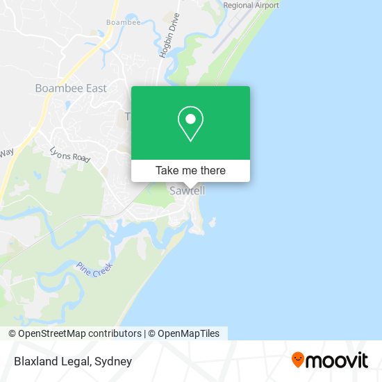 Blaxland Legal map