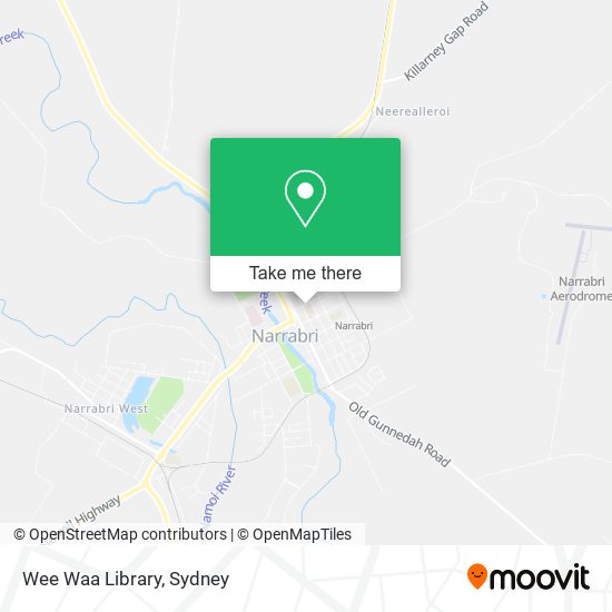 Mapa Wee Waa Library