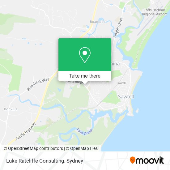 Mapa Luke Ratcliffe Consulting