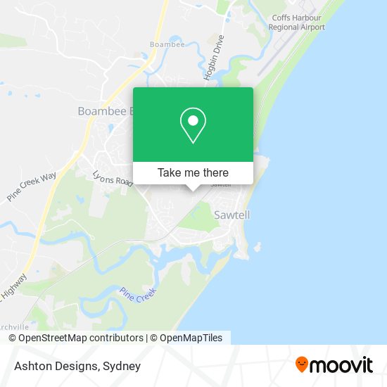 Ashton Designs map