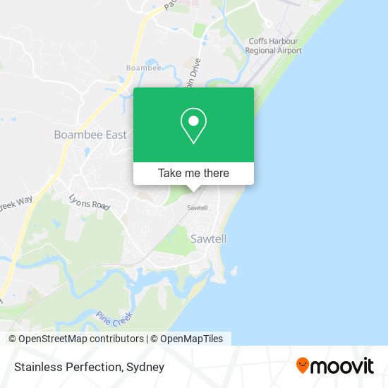 Stainless Perfection map