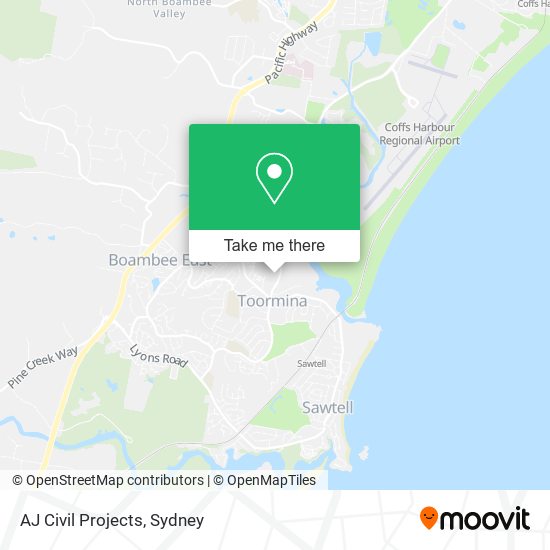 AJ Civil Projects map