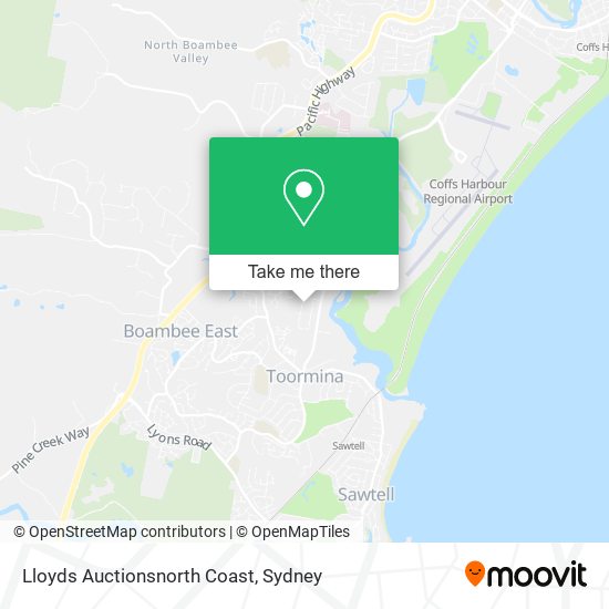 Lloyds Auctionsnorth Coast map
