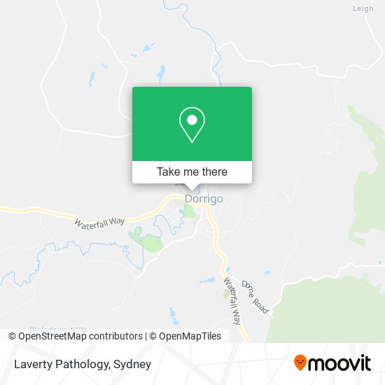 Laverty Pathology map