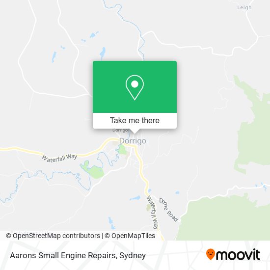 Aarons Small Engine Repairs map