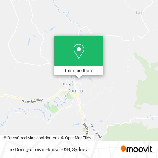 The Dorrigo Town House B&B map