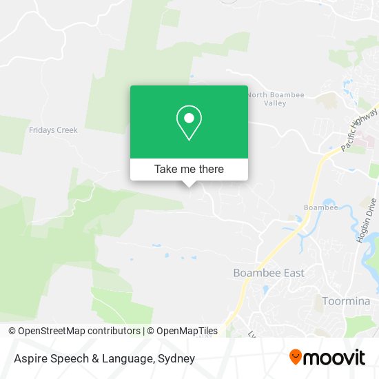 Aspire Speech & Language map