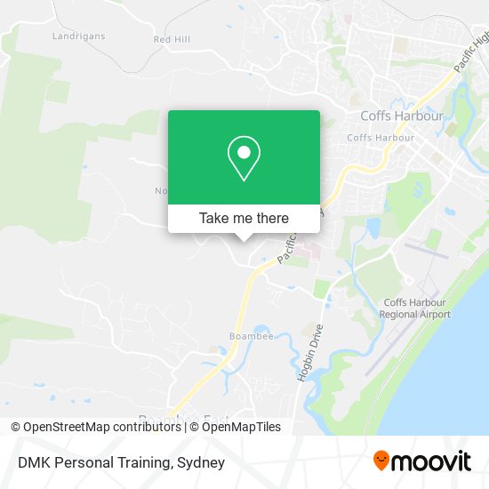DMK Personal Training map