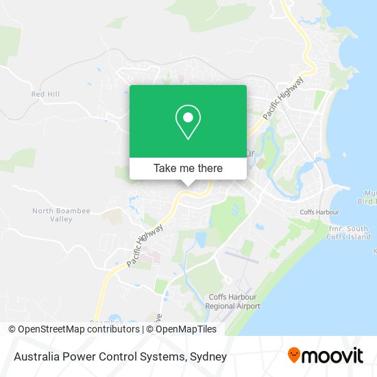 Australia Power Control Systems map