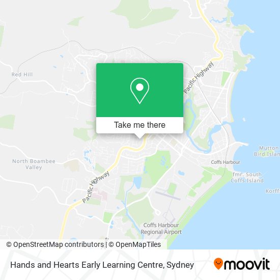 Mapa Hands and Hearts Early Learning Centre