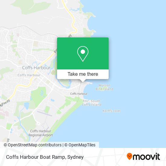 Coffs Harbour Boat Ramp map