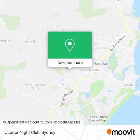 Jupiter Night Club map