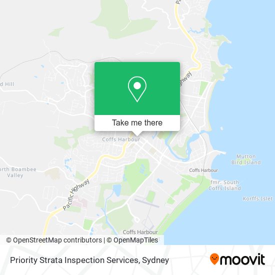 Priority Strata Inspection Services map