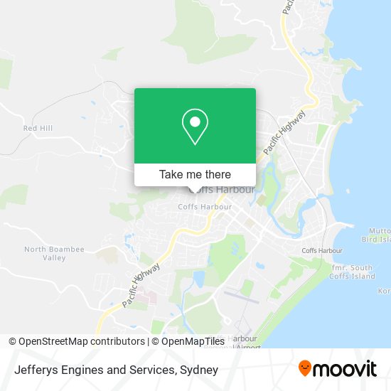 Mapa Jefferys Engines and Services