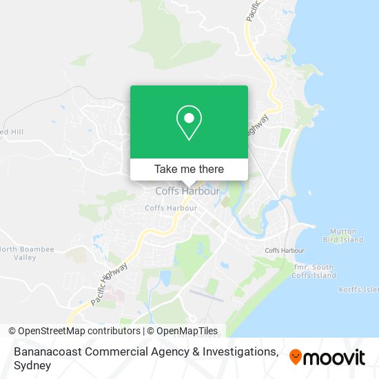 Mapa Bananacoast Commercial Agency & Investigations