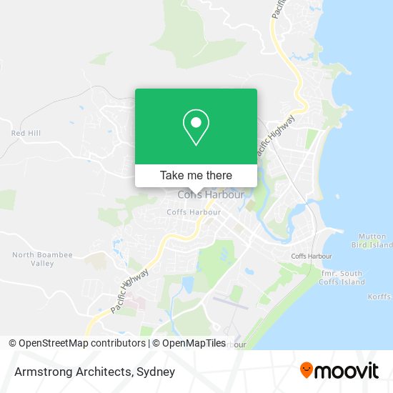Armstrong Architects map