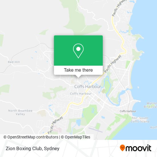 Zion Boxing Club map