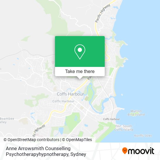 Anne Arrowsmith Counselling Psychotherapyhypnotherapy map