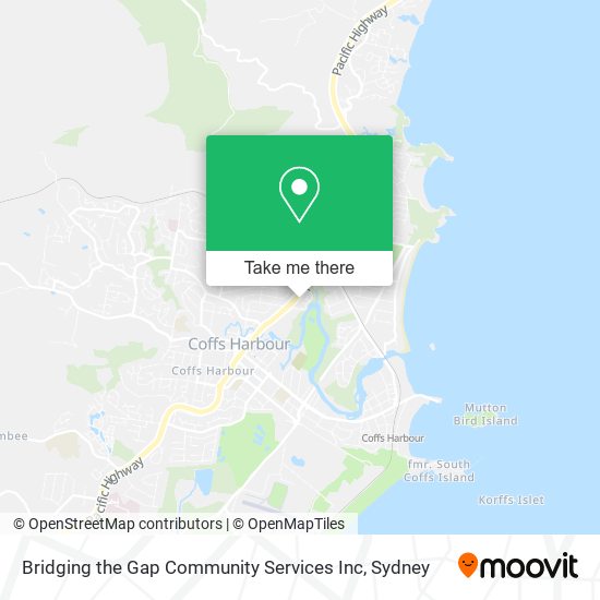 Bridging the Gap Community Services Inc map