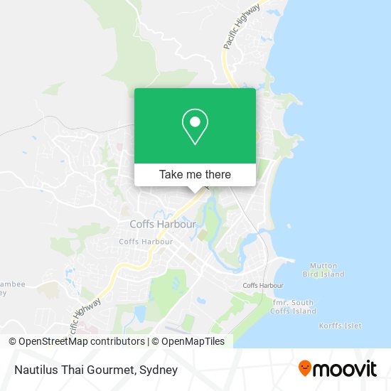 Nautilus Thai Gourmet map