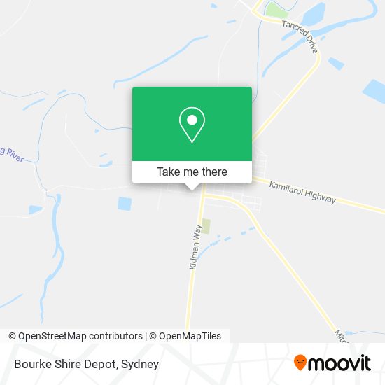 Mapa Bourke Shire Depot