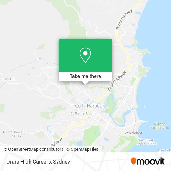 Orara High Careers map
