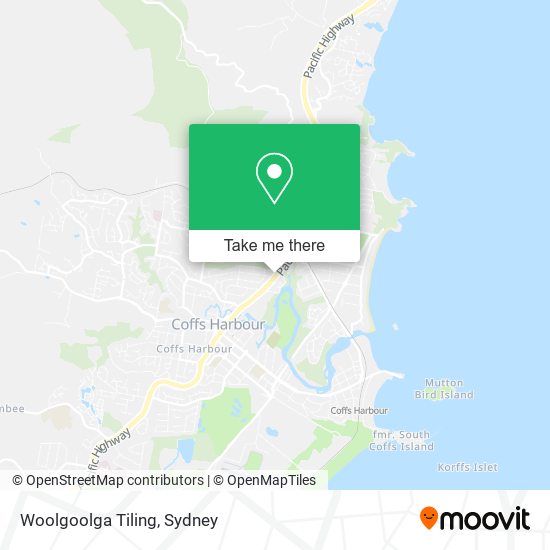 Mapa Woolgoolga Tiling