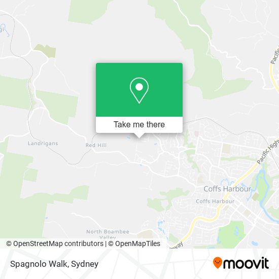 Spagnolo Walk map