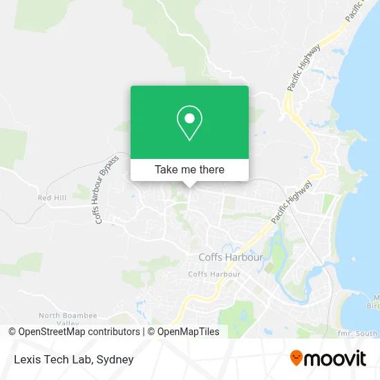 Lexis Tech Lab map