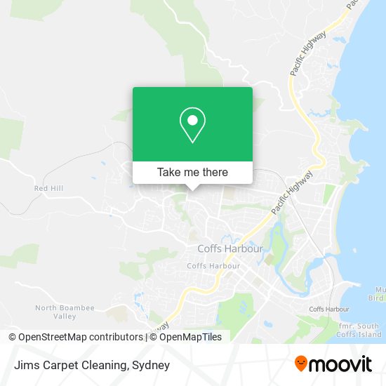 Jims Carpet Cleaning map
