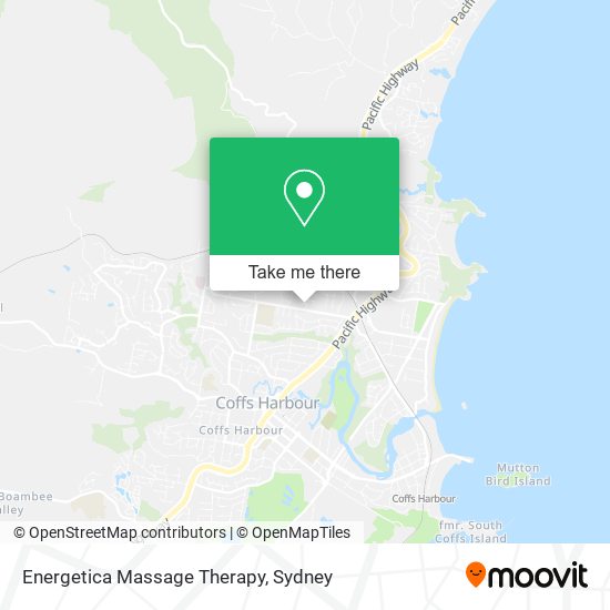 Energetica Massage Therapy map