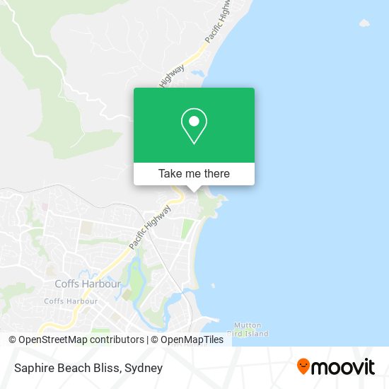 Saphire Beach Bliss map