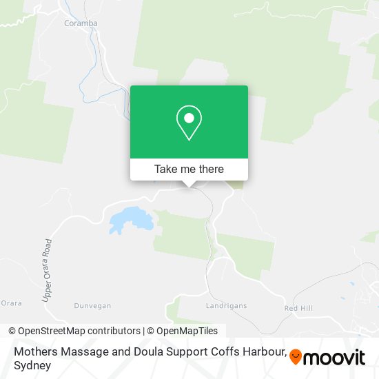 Mothers Massage and Doula Support Coffs Harbour map