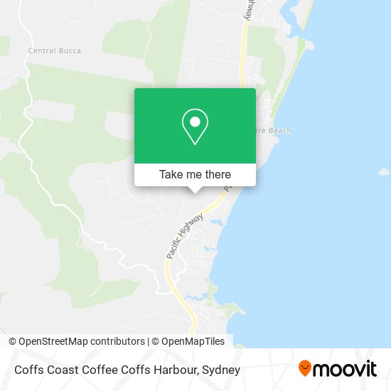 Coffs Coast Coffee Coffs Harbour map