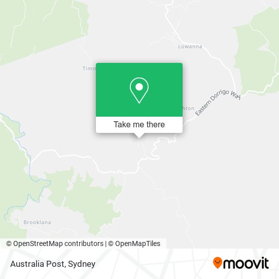 Australia Post map