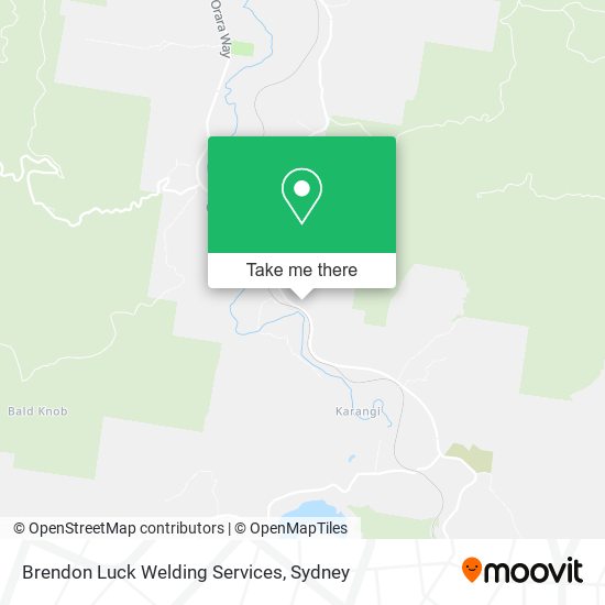 Mapa Brendon Luck Welding Services