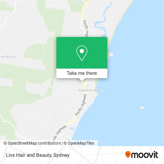 Livs Hair and Beauty map
