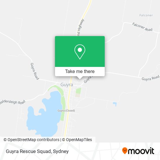 Guyra Rescue Squad map