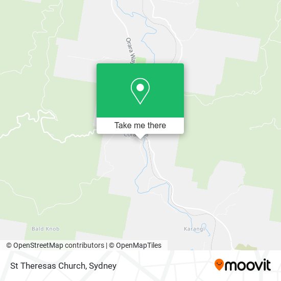 St Theresas Church map