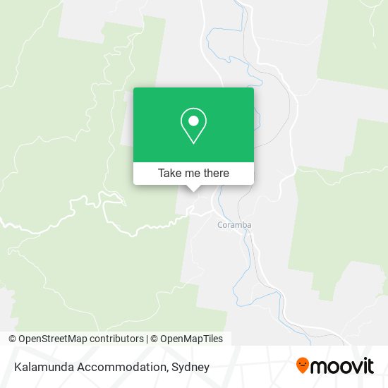 Kalamunda Accommodation map