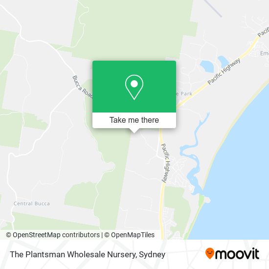 The Plantsman Wholesale Nursery map