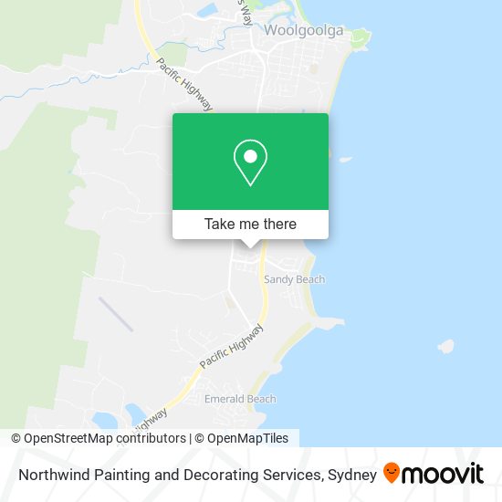 Northwind Painting and Decorating Services map