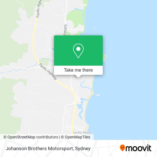 Johanson Brothers Motorsport map