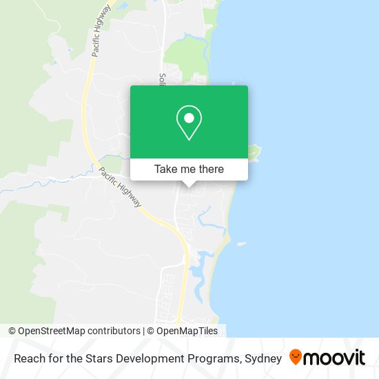 Reach for the Stars Development Programs map