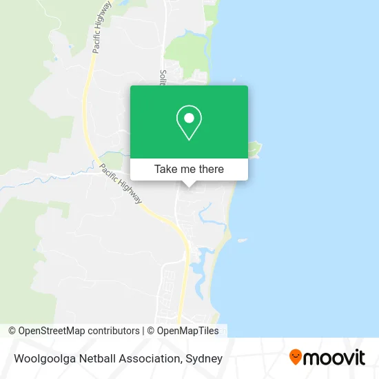 Mapa Woolgoolga Netball Association